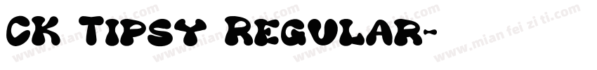 CK Tipsy Regular字体转换